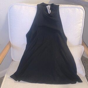 Free People Black Sleeveless Top